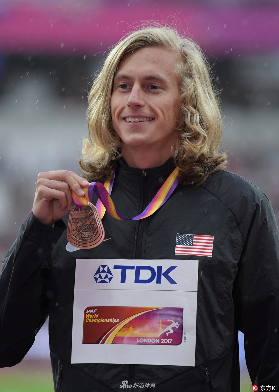 世锦赛男子3000米障碍颁奖仪式