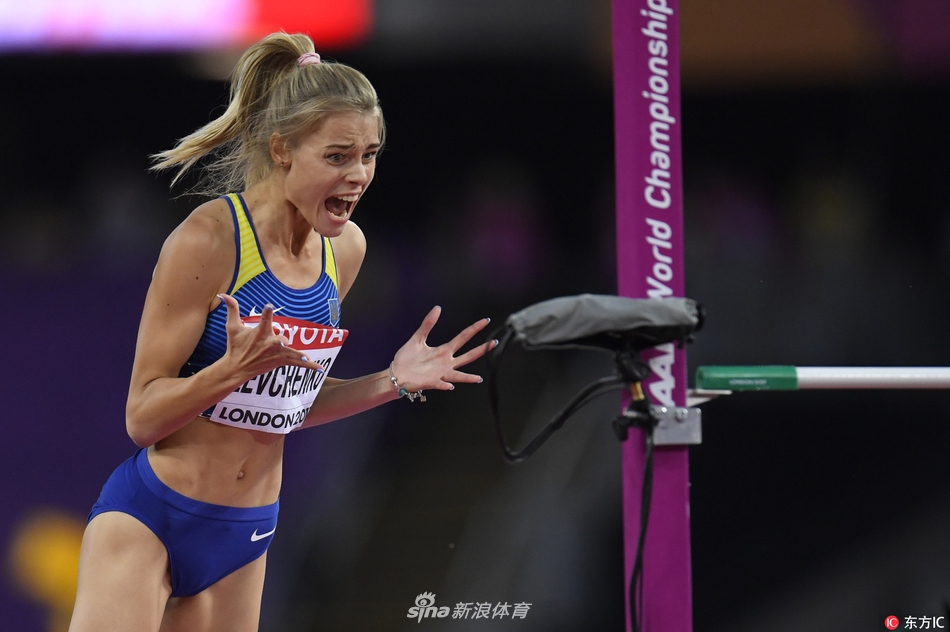 女子跳高决赛:库金娜夺冠