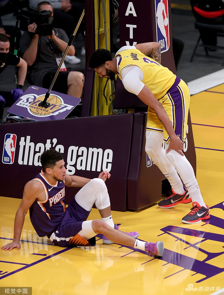 [NBA季后赛]太阳95-109湖人 浓眉豪取34分11篮板