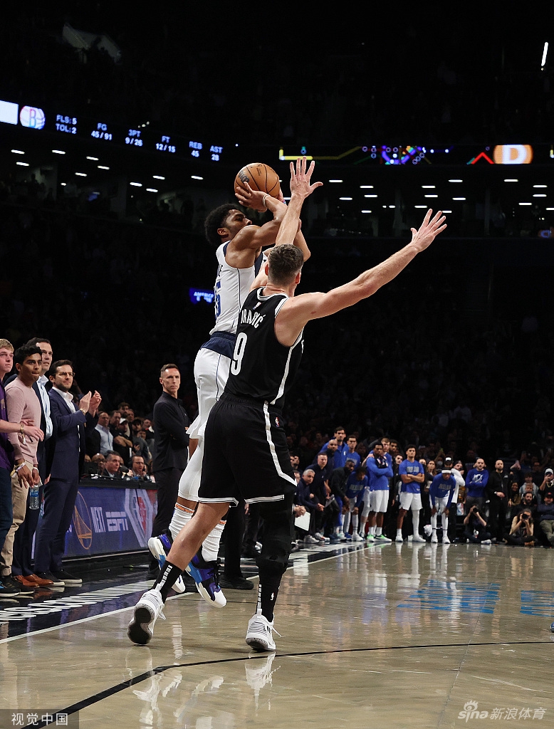 [NBA]独行侠113-111篮网 丁威迪绝杀