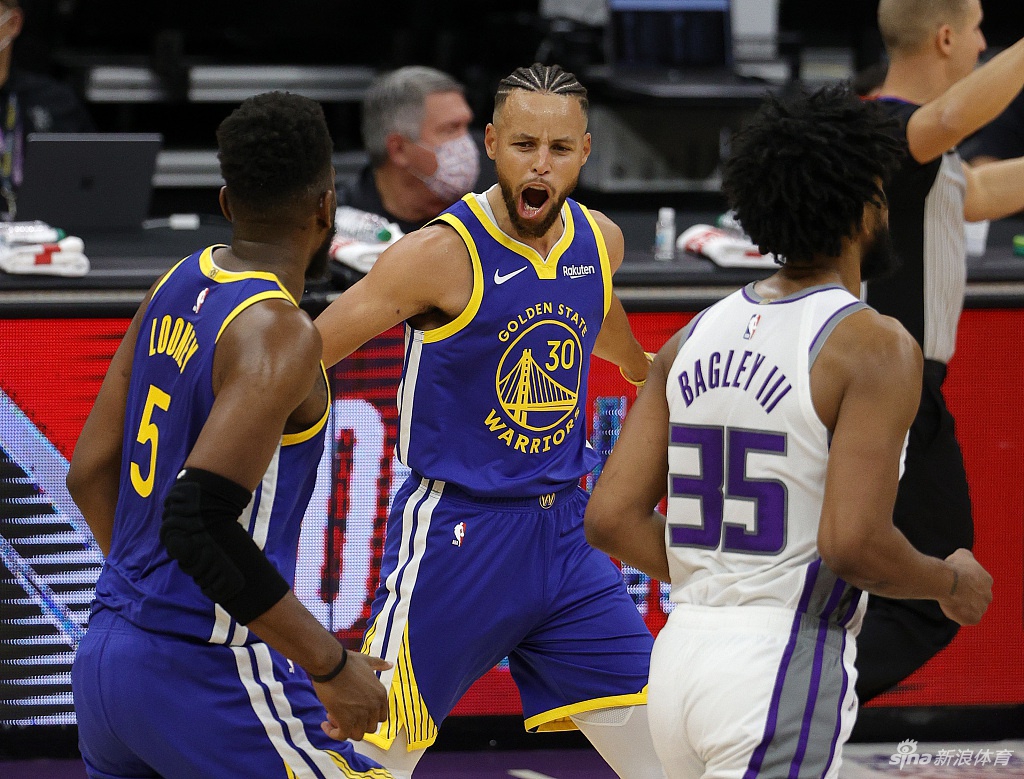 [NBA季前赛]勇士113-114国王 库里砍29分