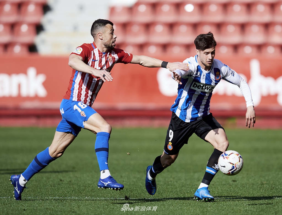 [西乙]希洪竞技1-1西班牙人 武磊替补出战