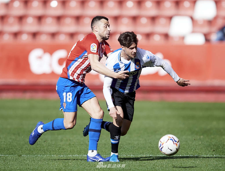[西乙]希洪竞技1-1西班牙人 武磊替补出战