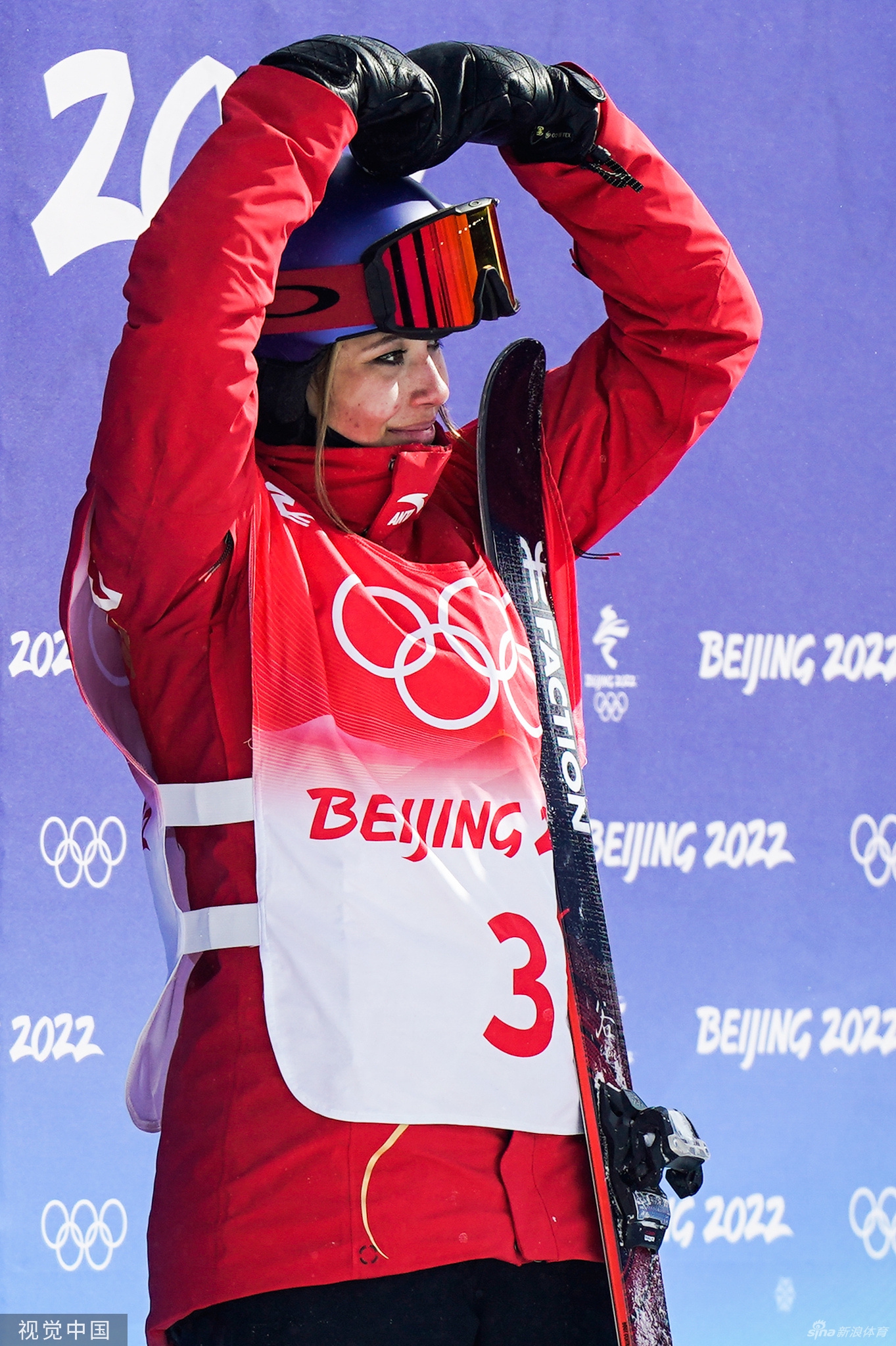 女子坡面障碍技巧谷爱凌摘银