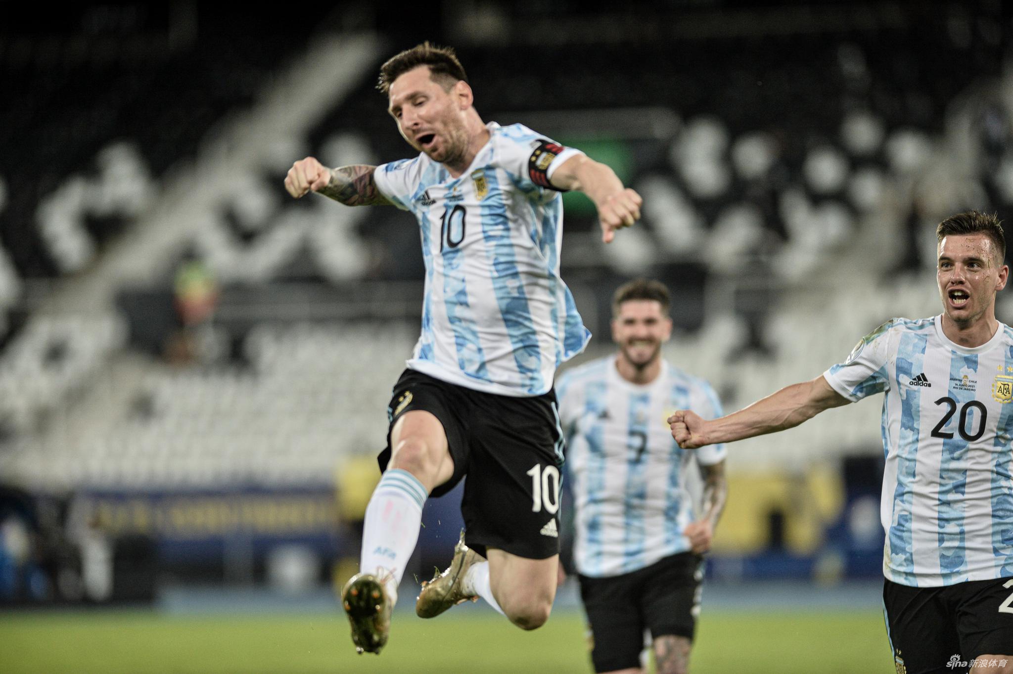 [美洲杯]阿根廷1-1智利 梅西任意球破门