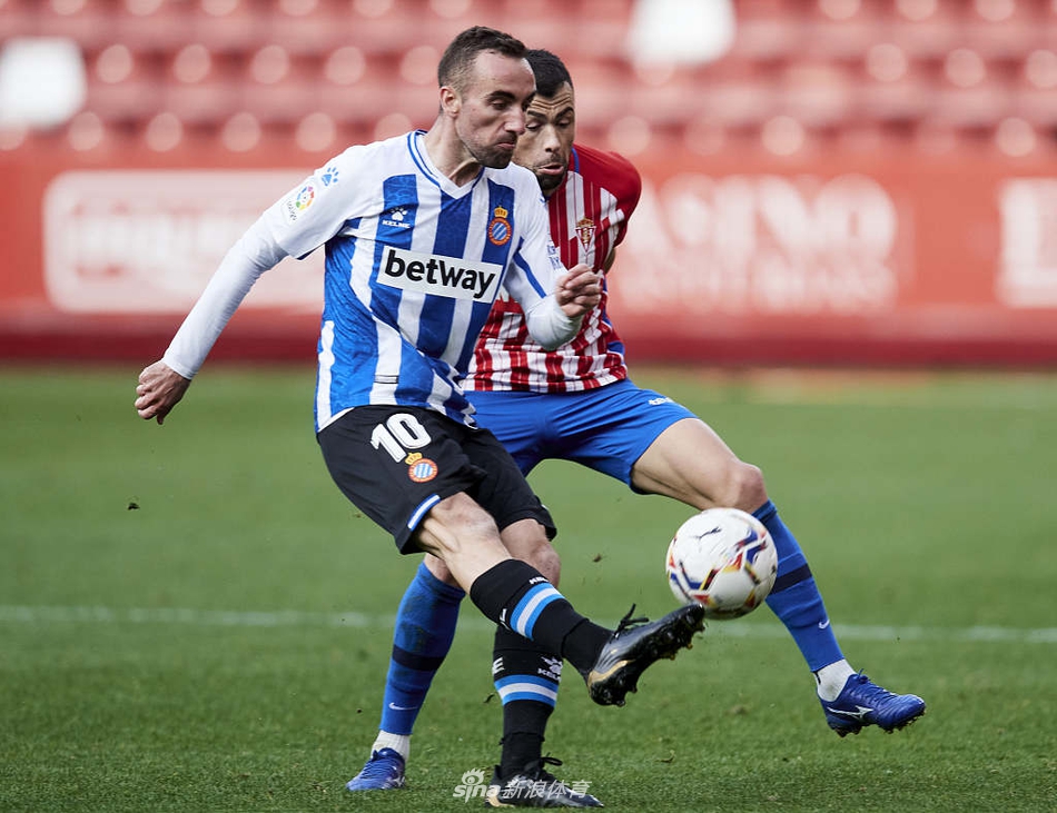 [西乙]希洪竞技1-1西班牙人 武磊替补出战