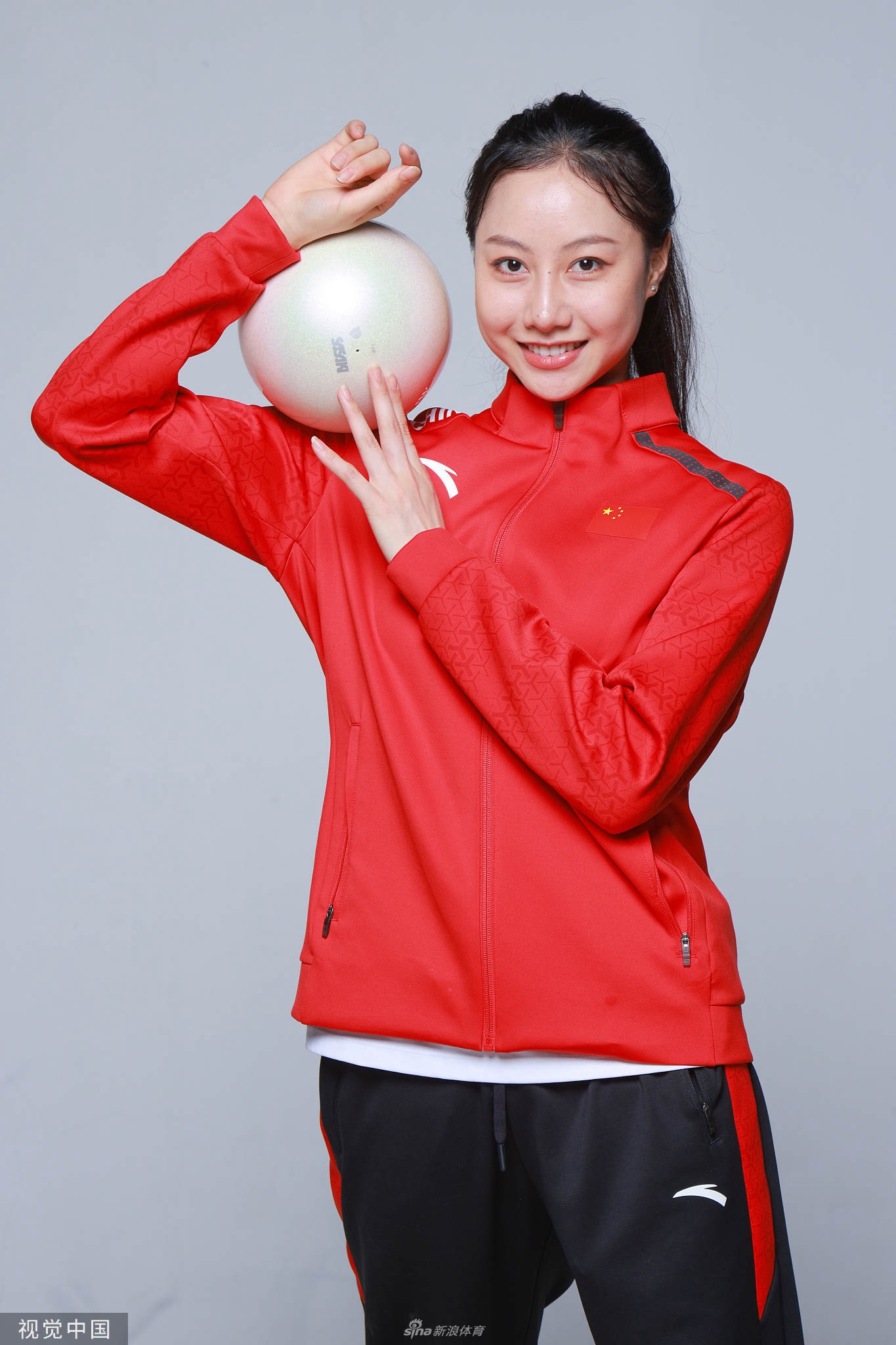中国艺术体操队拍摄官方写真