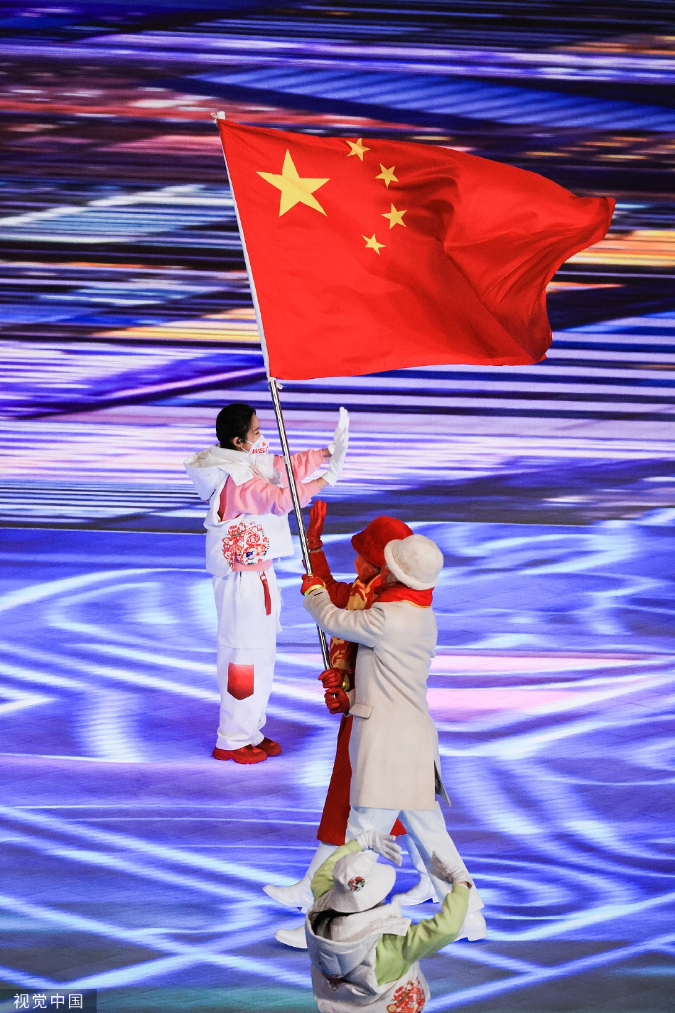 北京冬奥会开幕式中国代表团进场