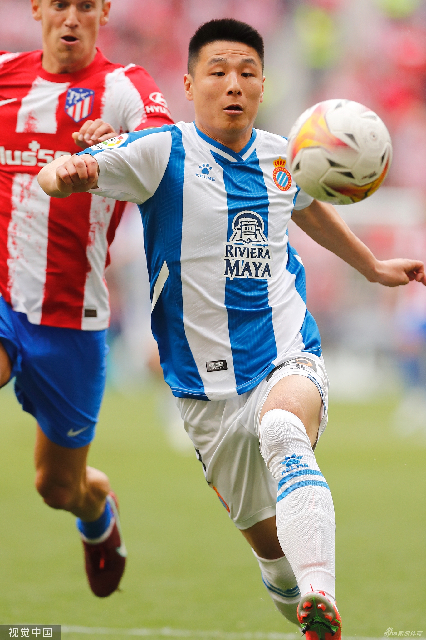 [西甲]马竞2-1西班牙人 武磊替补出场