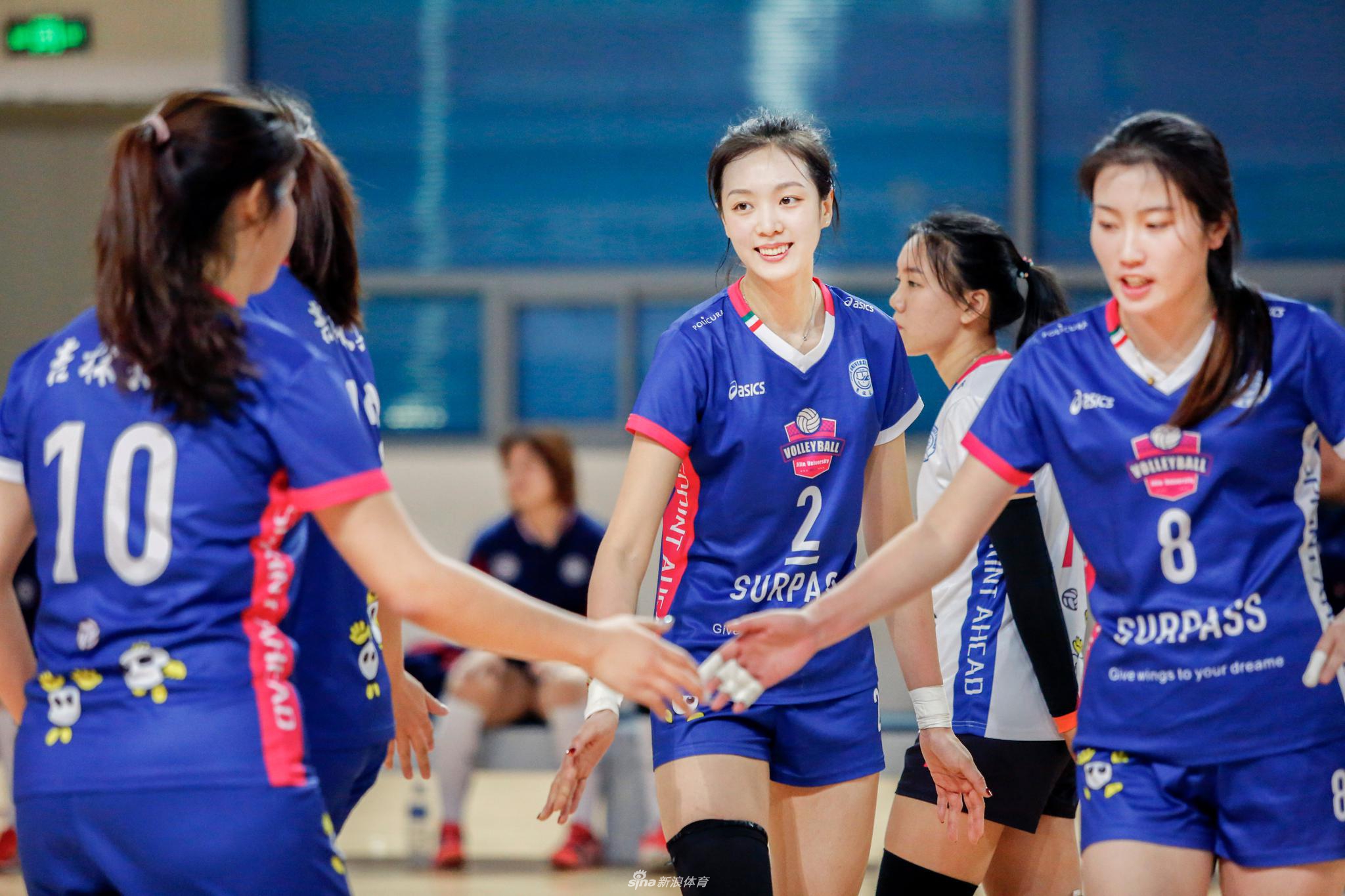 CUVA中国大学生排球联赛 女排颜值高分有人酷似刘亦菲