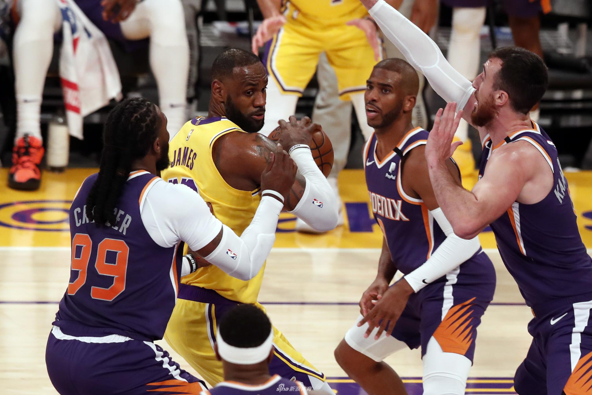 [NBA季后赛]太阳95-109湖人 浓眉豪取34分11篮板