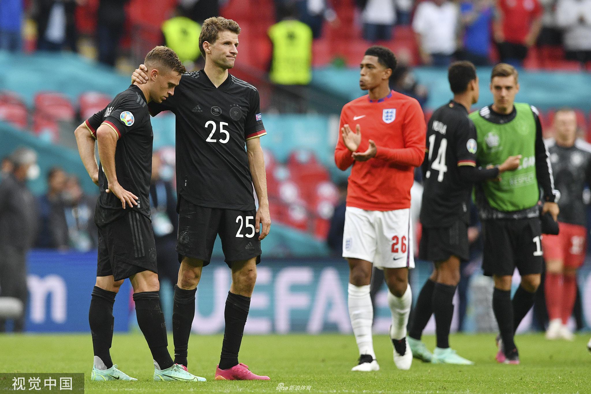 [欧洲杯]英格兰2-0淘汰德国 斯特林凯恩破门