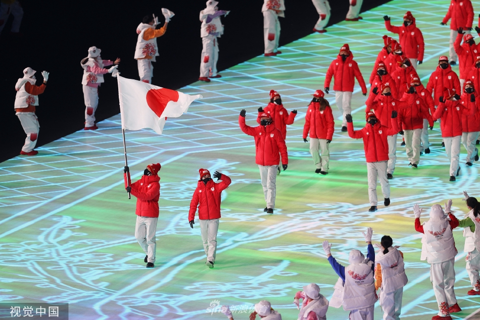 2022北京冬奥会开幕式各国运动员入场
