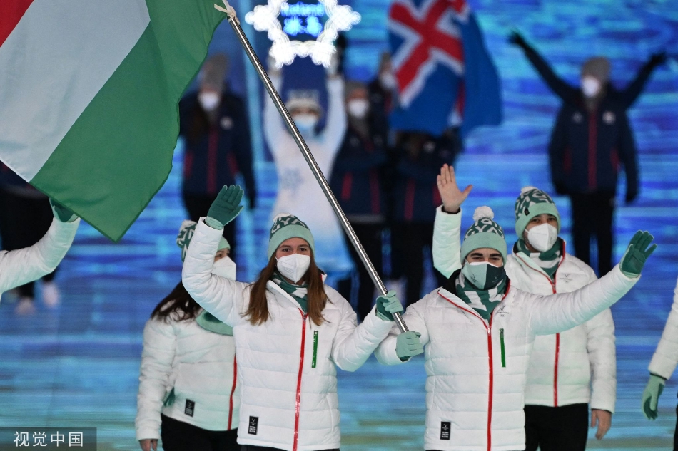 2022北京冬奥会开幕式各国运动员入场