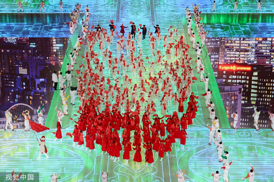 北京冬奥会开幕式中国代表团进场