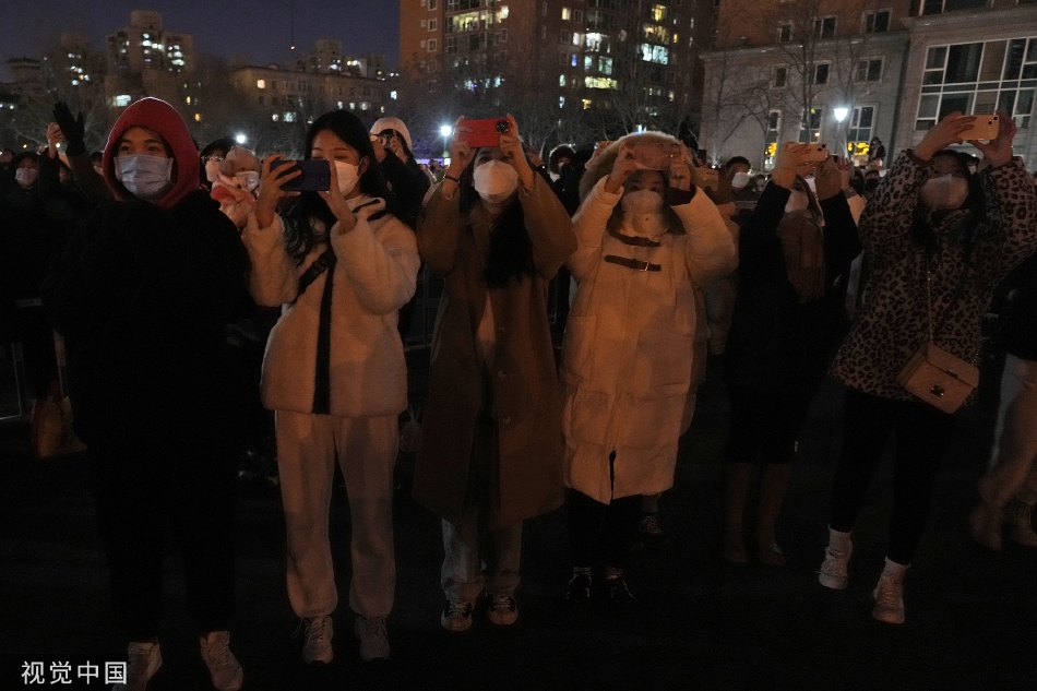 烟花璀璨！冬奥开幕式鸟巢夜景