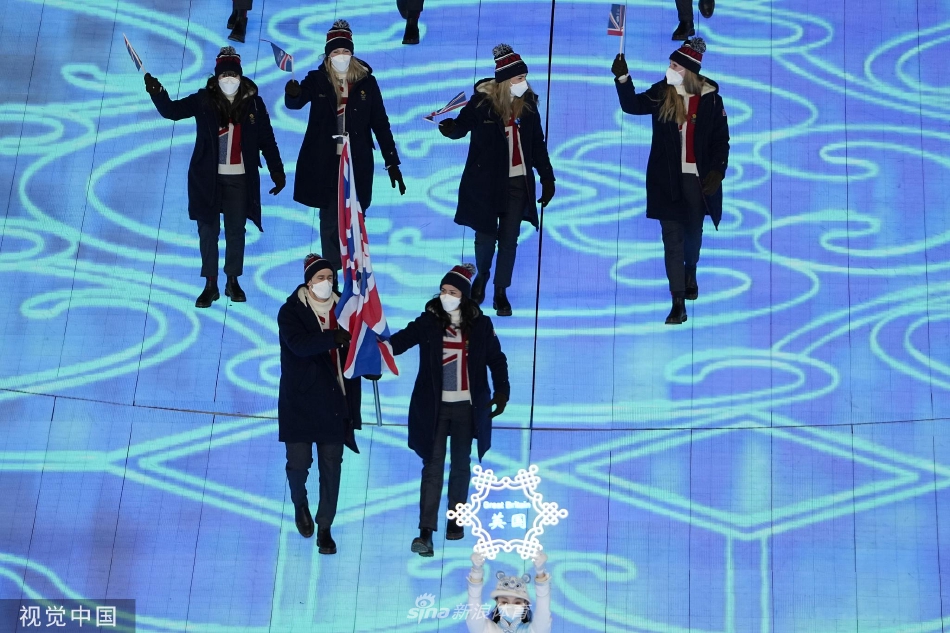 2022北京冬奥会开幕式各国运动员入场
