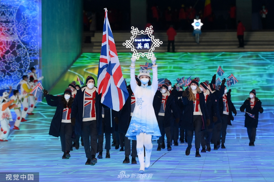 2022北京冬奥会开幕式各国运动员入场