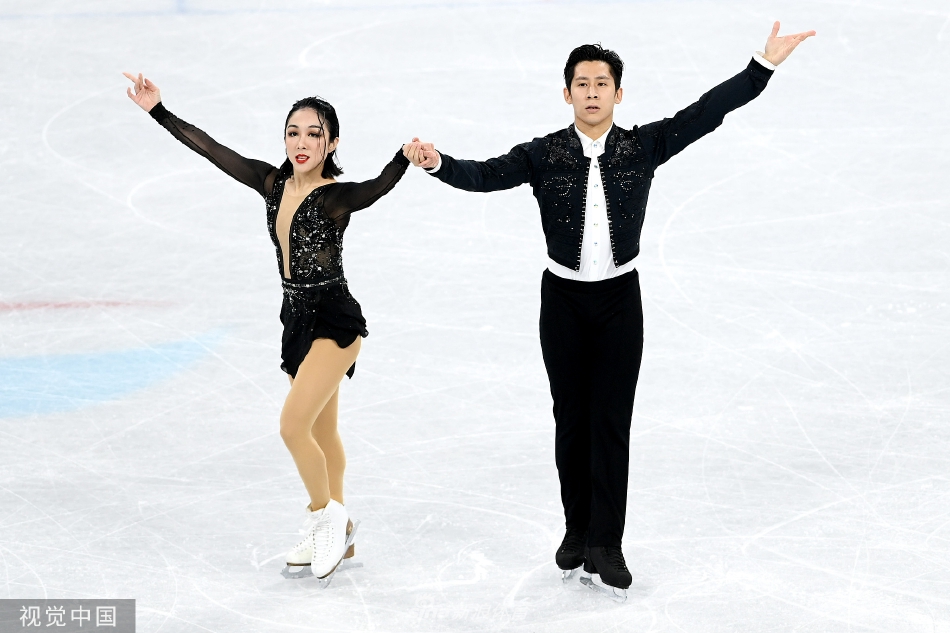 [冬奥花滑]隋文静/韩聪团体赛双人短节目第一