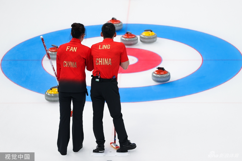 [冰壶混双]范苏圆/凌智5-7负美国组合