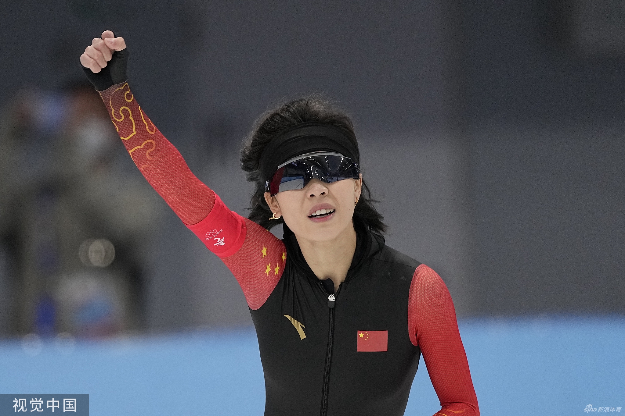 女子速滑1500米韩梅第11 殷琦阿合娜尔分获15/17