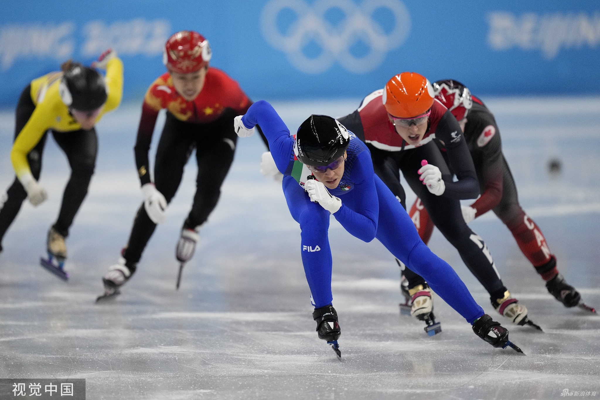 速滑女子500米决赛张雨婷获第四