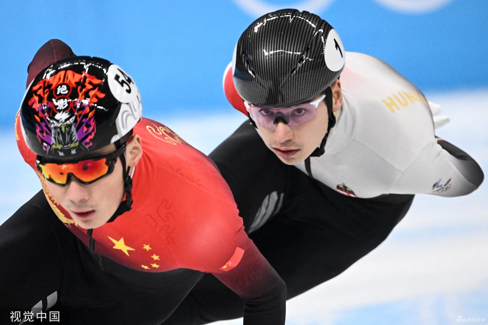 速滑1500米任子威小组第一晋级半决赛