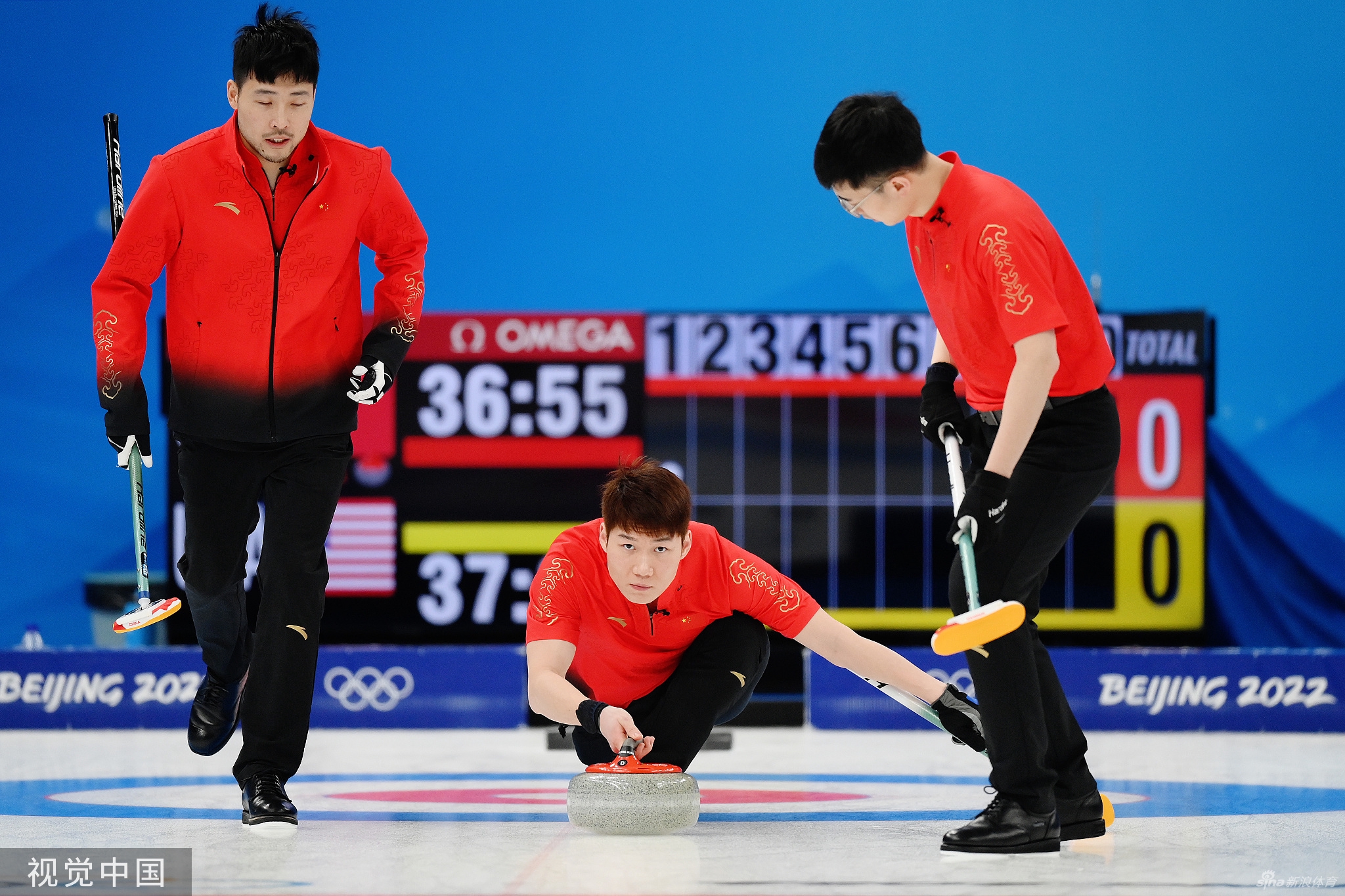 2连败！男子冰壶中国队6-8美国
