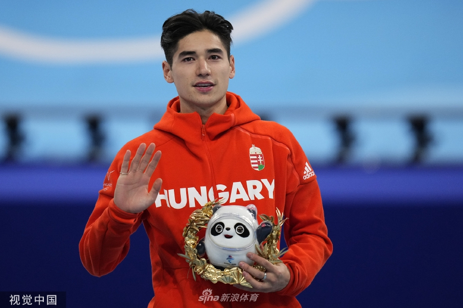 短道速滑男子500匈牙利选手刘少昂夺冠