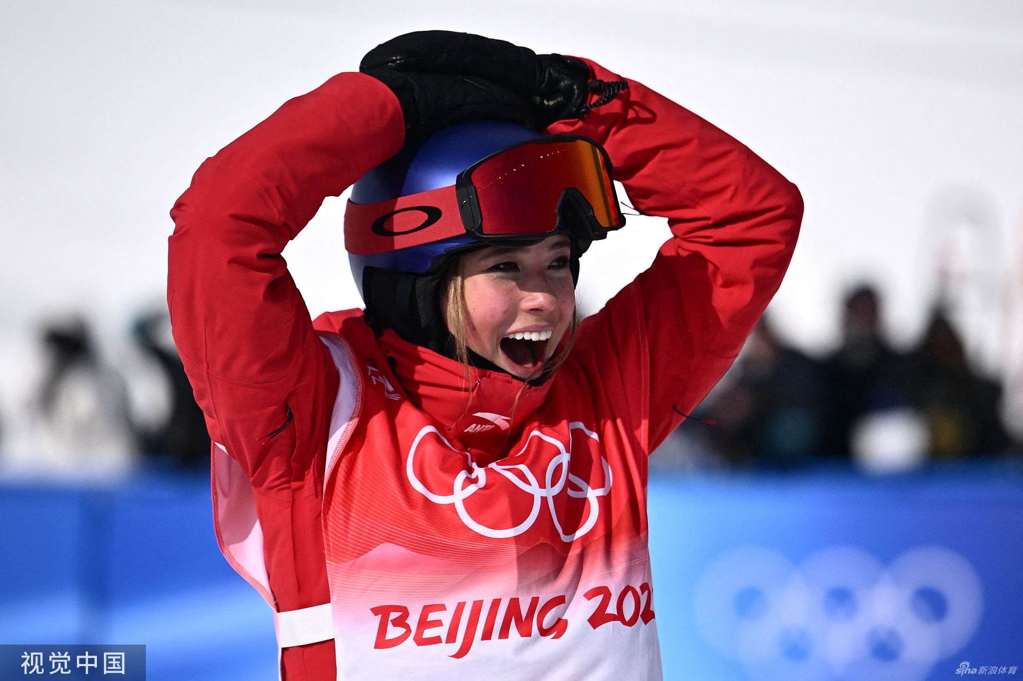 女子坡面障碍技巧谷爱凌摘银