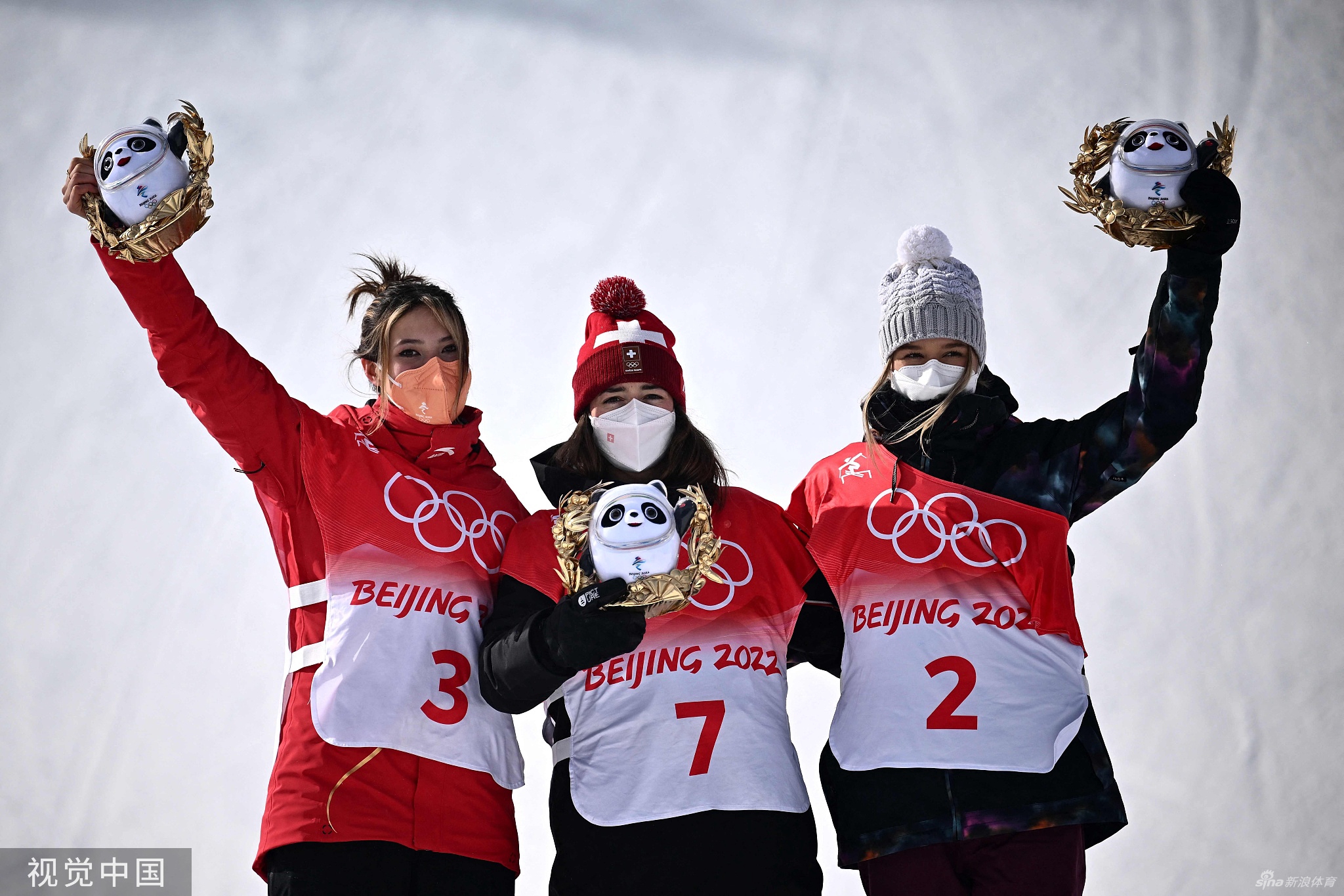 女子坡面障碍技巧谷爱凌摘银