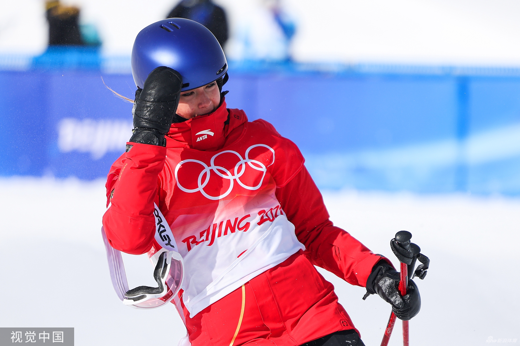 女子坡面障碍技巧谷爱凌摘银