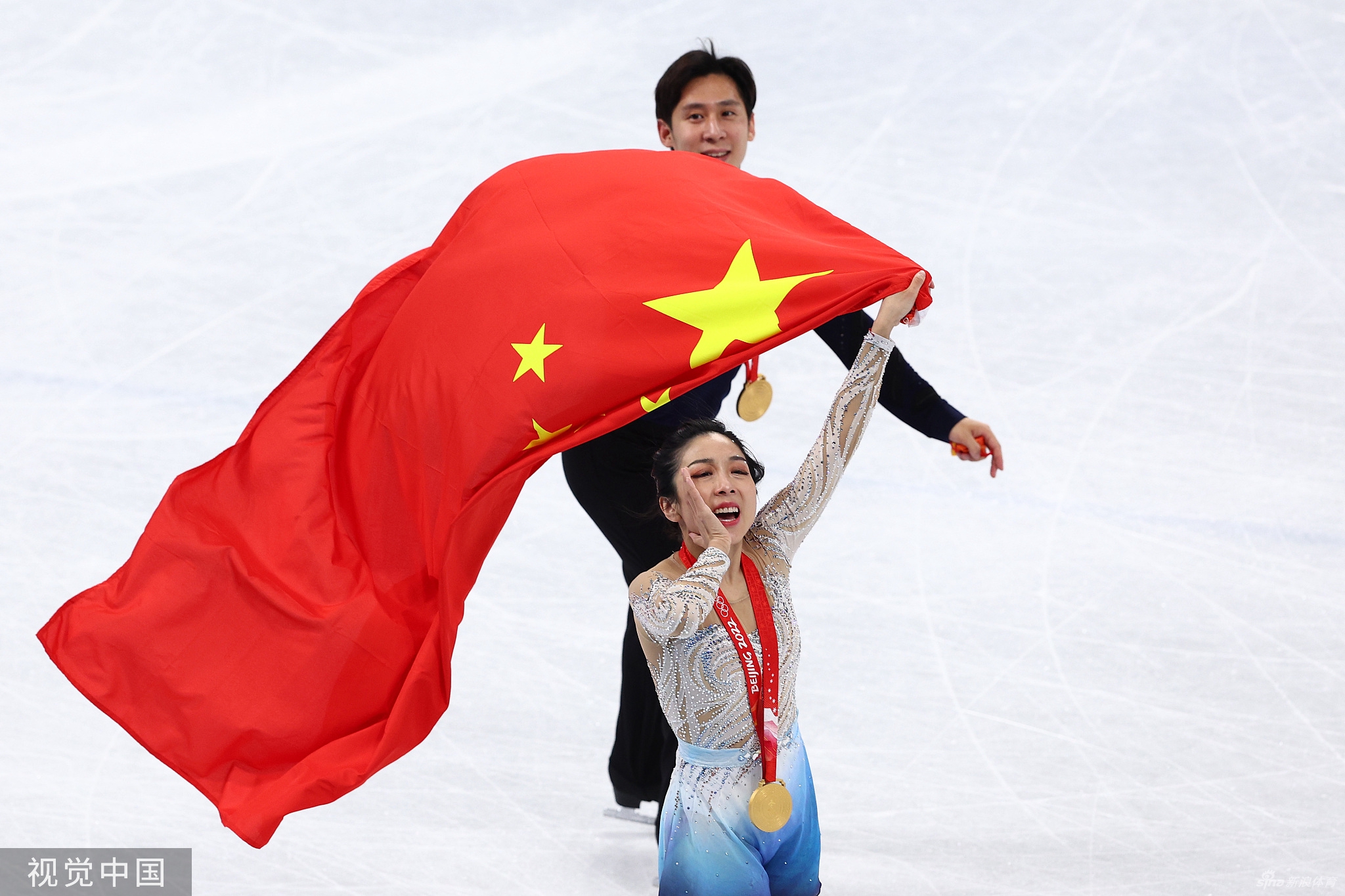 中国第9金！隋文静/韩聪双人滑夺金