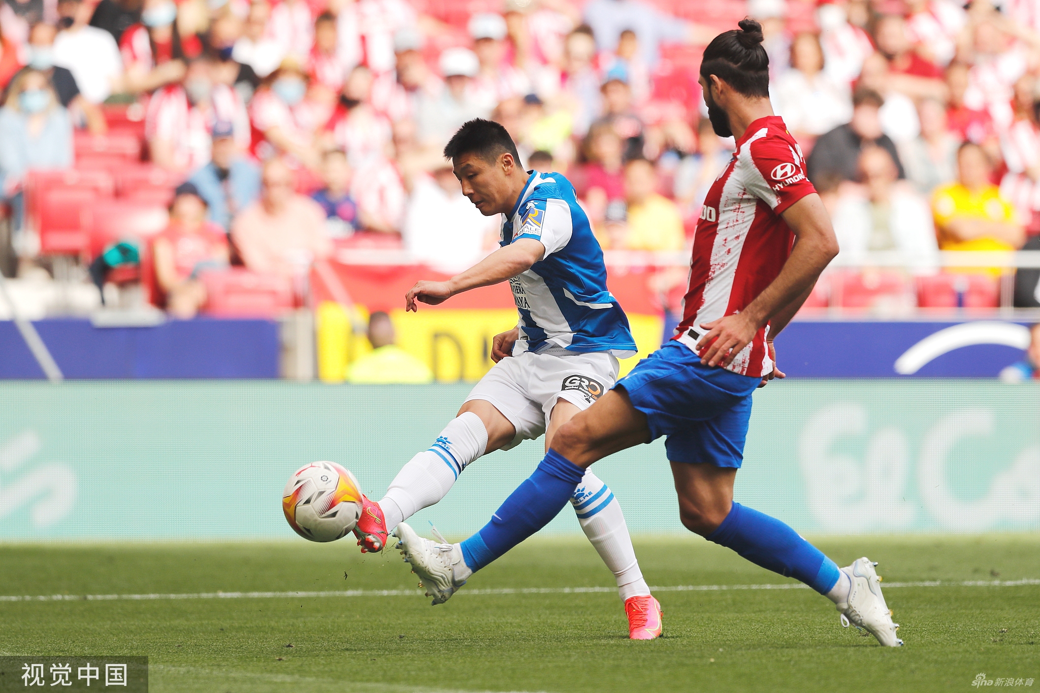 [西甲]马竞2-1西班牙人 武磊替补出场