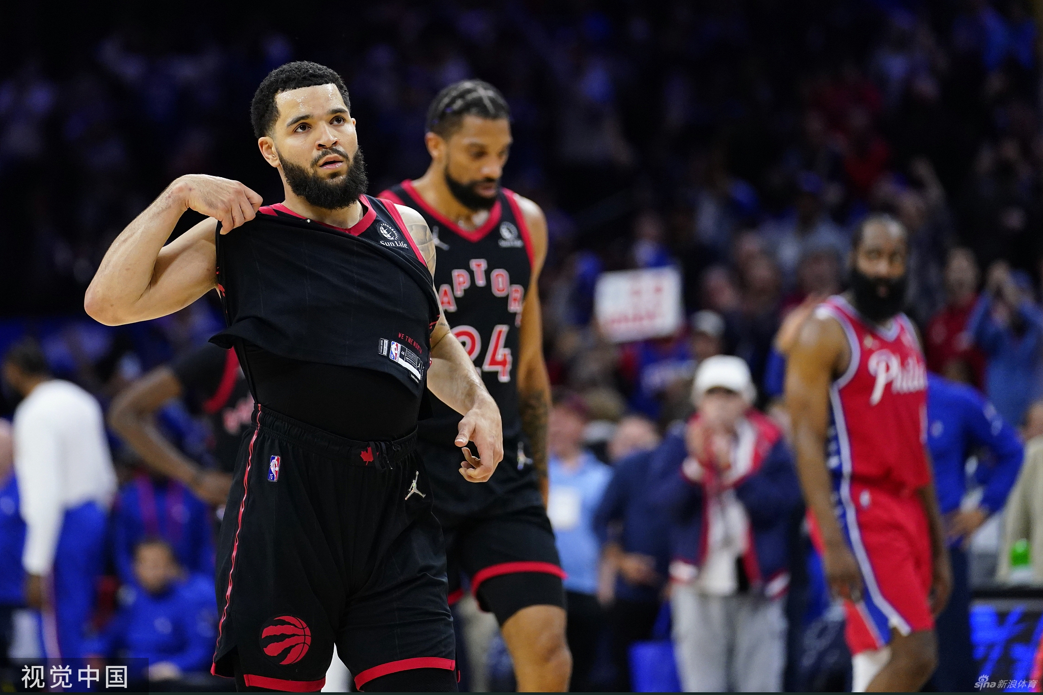 [NBA季后赛]猛龙97-112负76人