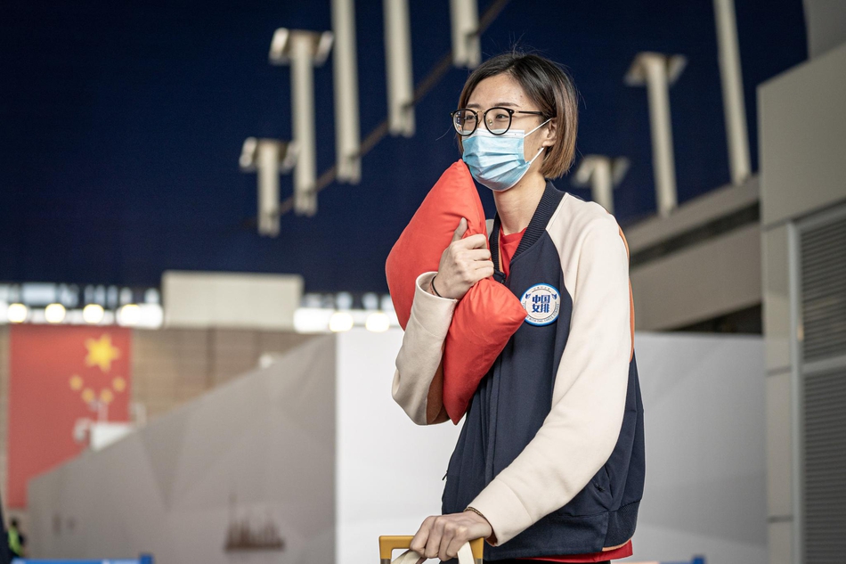 中国女排现身上海 兵发意大利参加世界女排联赛