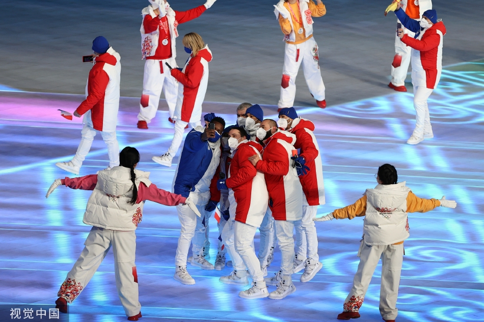 2022北京冬奥会开幕式各国运动员入场
