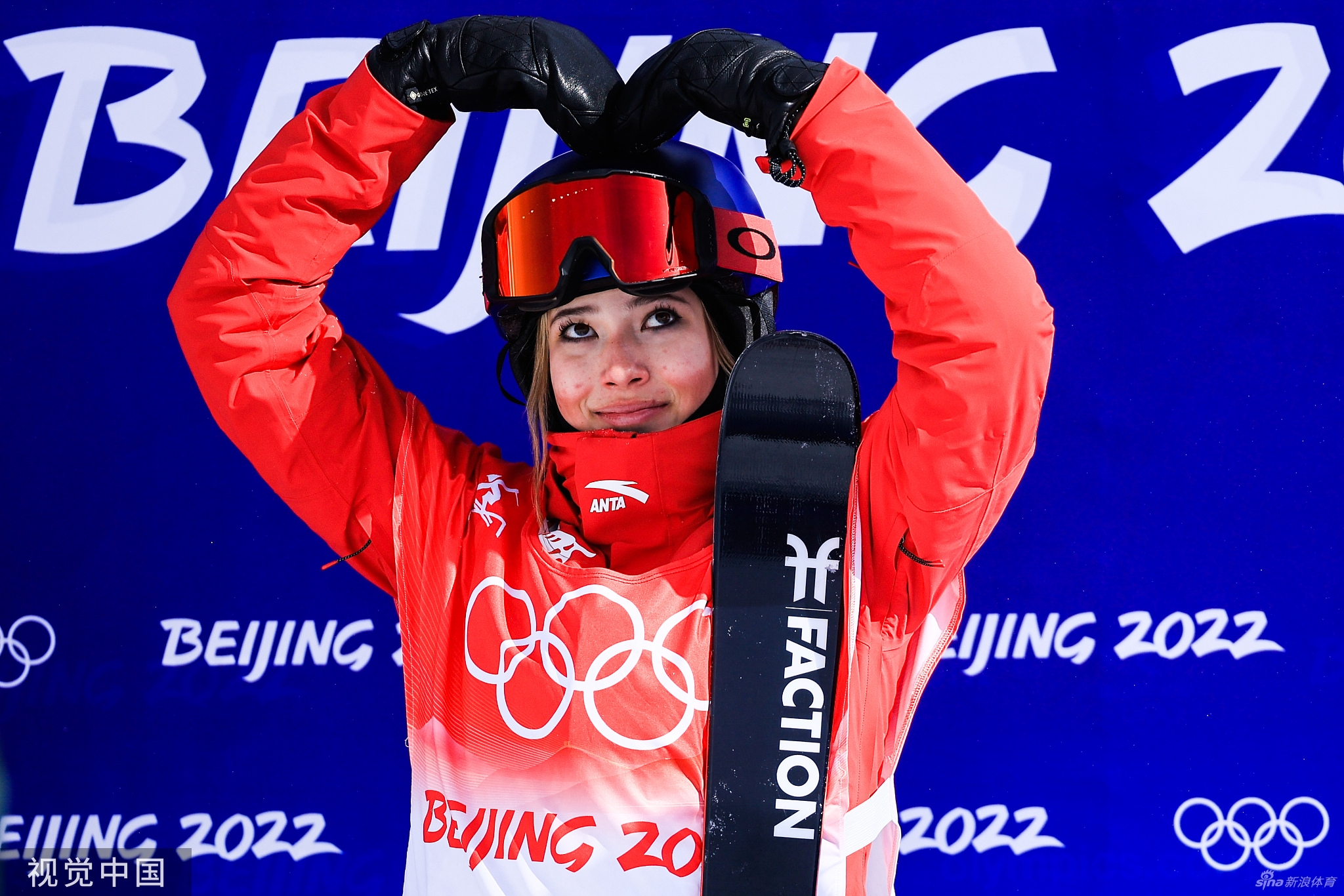 女子坡面障碍技巧谷爱凌摘银