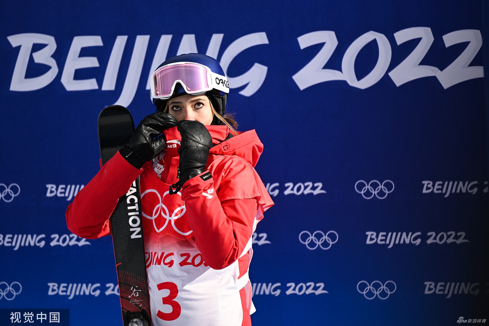 女子坡面障碍技巧谷爱凌摘银