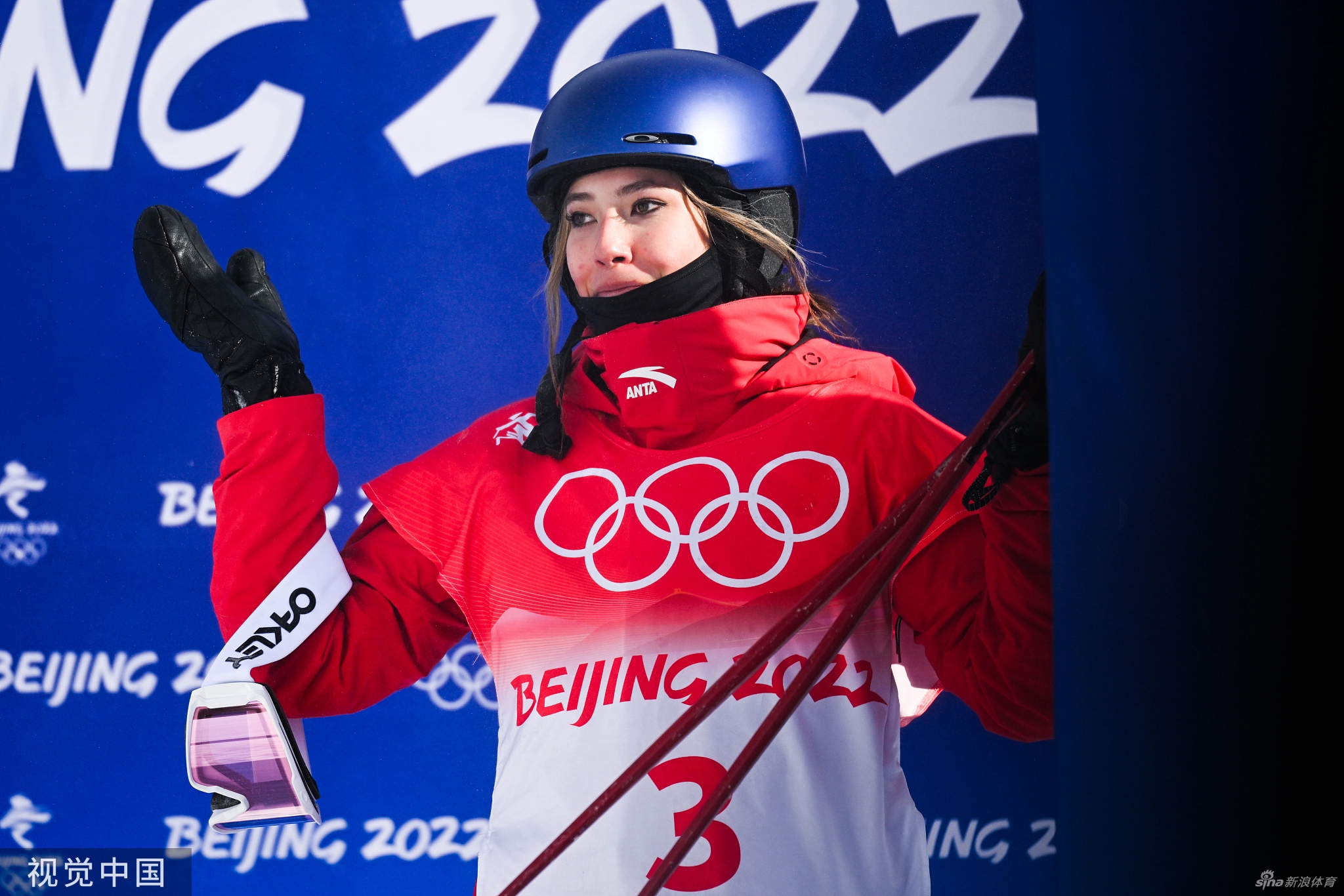 女子坡面障碍技巧谷爱凌摘银