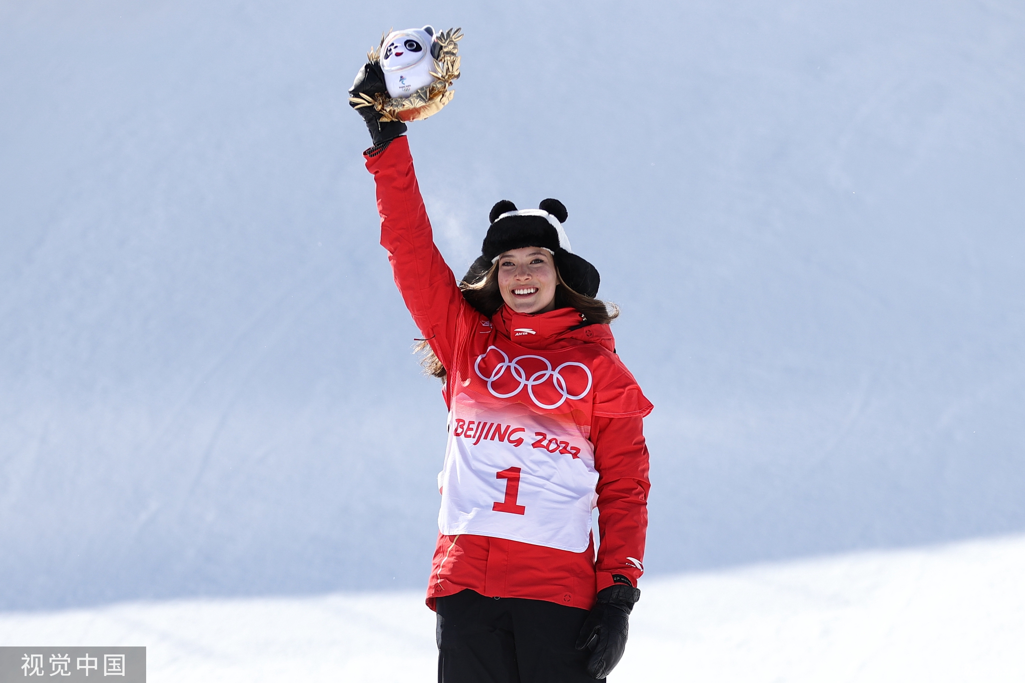 中国第八金！U型场地技巧谷爱凌夺金