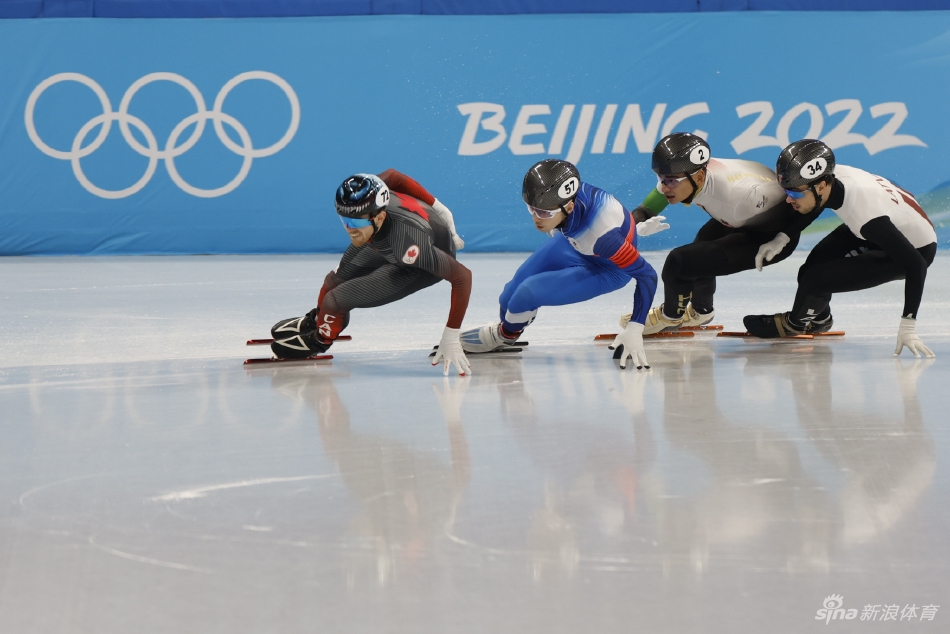 速滑1500米张添翼无缘半决赛 孙龙小组第四