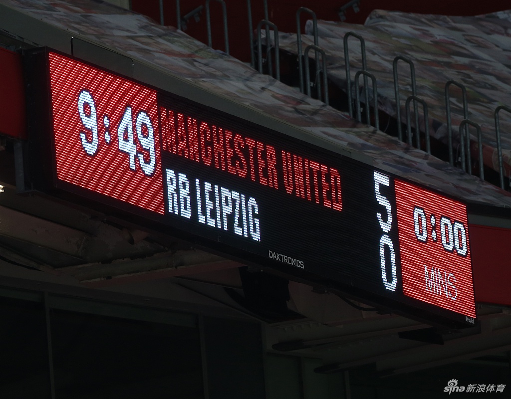 [欧冠]曼联5-0莱比锡 拉什福德上演帽子戏法