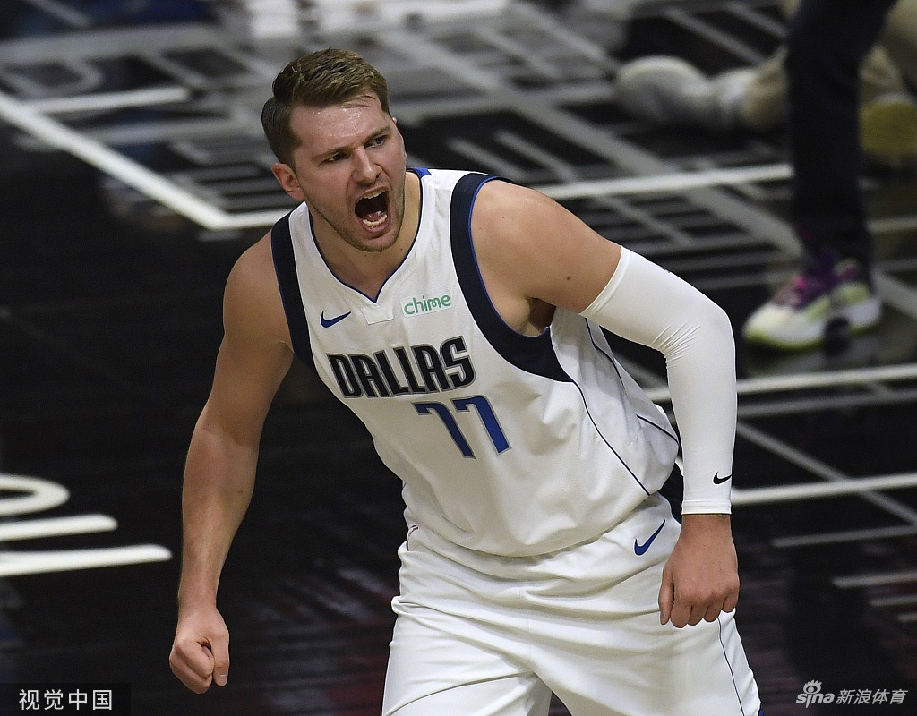 [NBA季后赛]独行侠127-121快船 东契奇39分拿两连胜