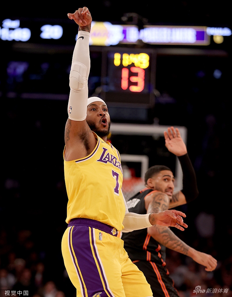[NBA常规赛]湖人100-106尼克斯