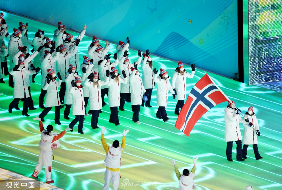 2022北京冬奥会开幕式各国运动员入场