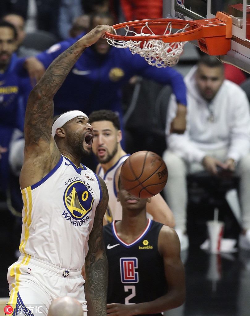 [常规赛]快船94-112勇士