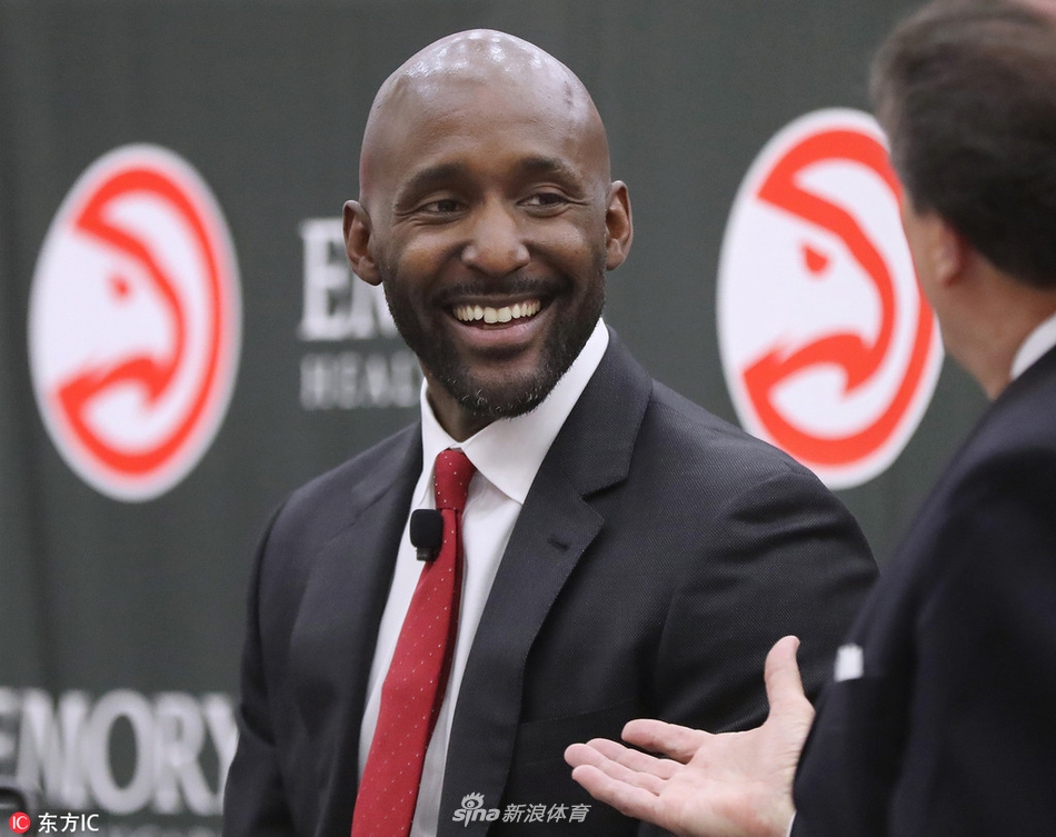 亚特兰大老鹰新帅正式亮相