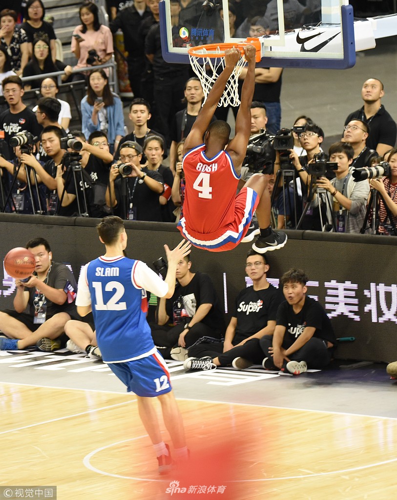 吴亦凡麦蒂波什大战篮球明星赛