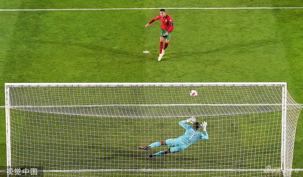 [世预赛]葡萄牙2-1爱尔兰 C罗两球致胜